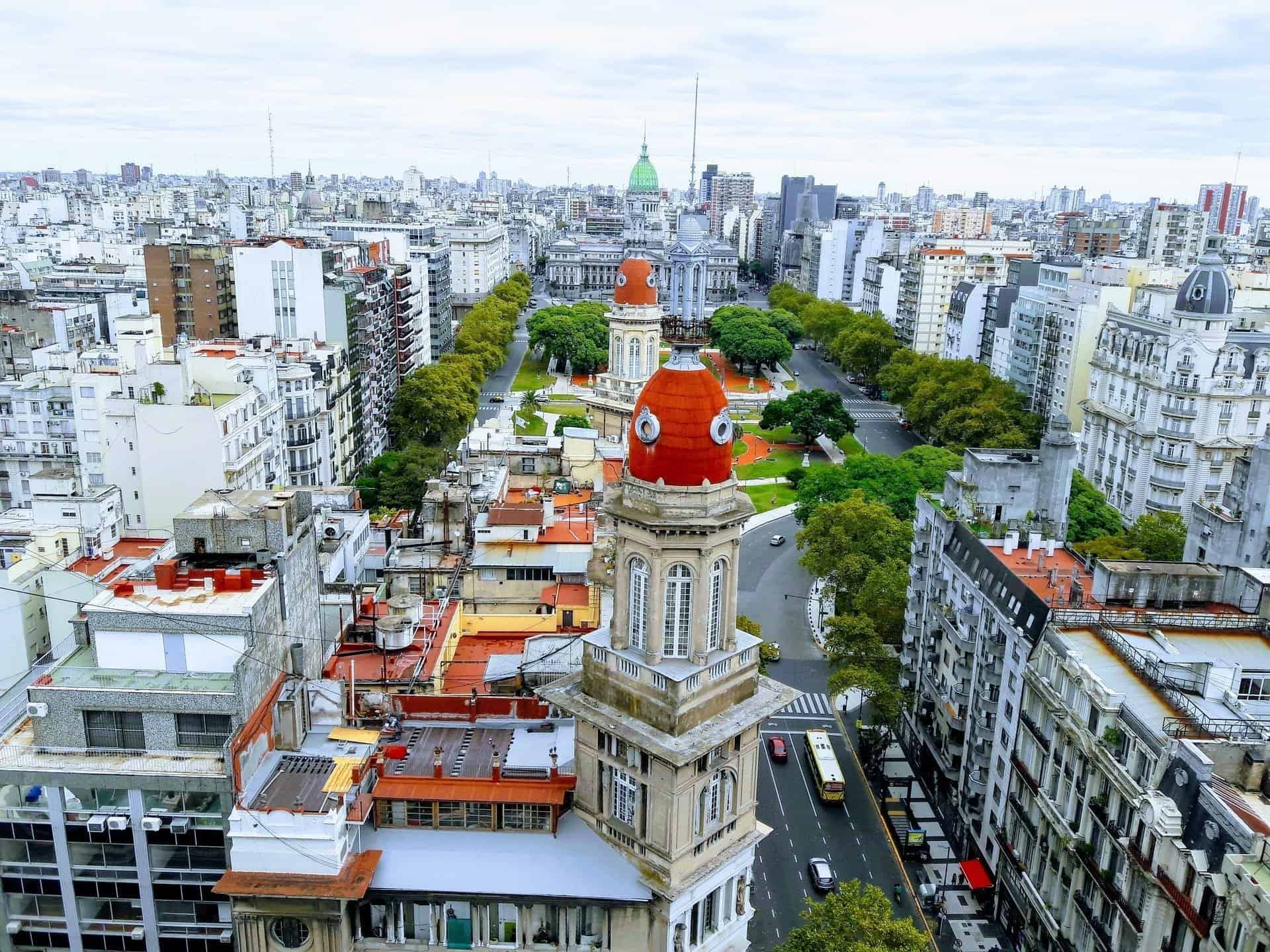 Vista Palacio Barolo Buenos Aires Argentina